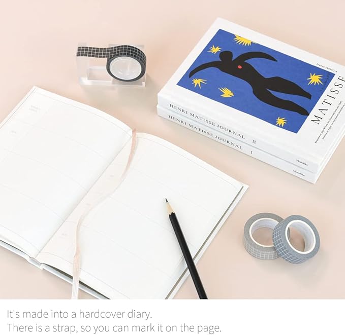 Monolike Hardcover Henri Matisse Diary, HENRI MATISSE JOURNAL Ⅳ - Academic Planner Weekly & Monthly Planner