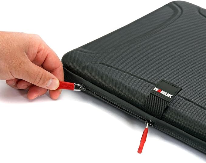 Nanuk 923 Hard Case with Sleeve & Shoulder Strap for 15" Laptop, Black