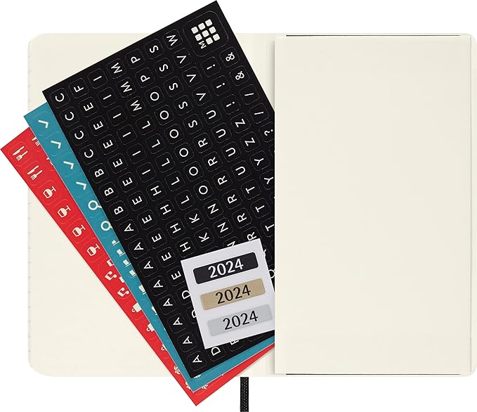Moleskine Classic 18 Month 2023-2024 Weekly Planner, Soft Cover, Pocket (3.5" x 5.5"), Black