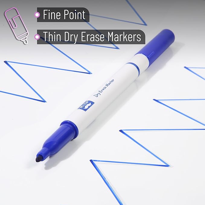 Mr. Pen- Dry Erase Markers Bulk, Fine Tip, 60 Pack, 10 Colors, White Board Markers Dry Erase Bulk Whiteboard Markers, Dry Erase Pens, Bulk Dry Erase Markers for Classroom, Dry Erase Marker Bulk