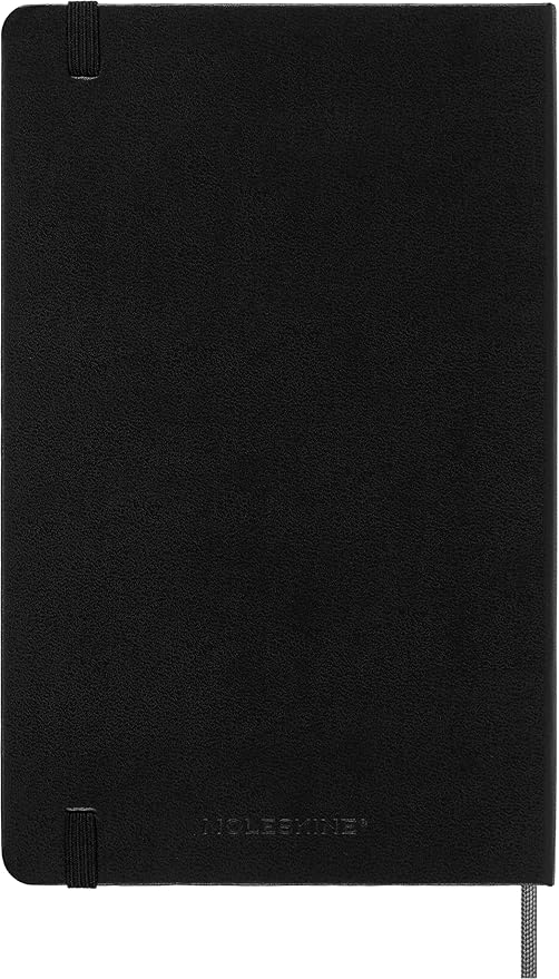 Moleskine Classic Weekly Undated Planner, Hard Cover, Large (5" x 8.25"), Black, 288 pages