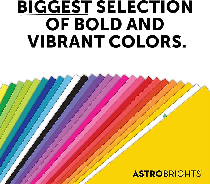 Neenah Astrobrights Color Paper, 8.5” x 11”, 24 lb/89 GSM, Gamma Green, 500 Sheets (21548) (Pack of 2)