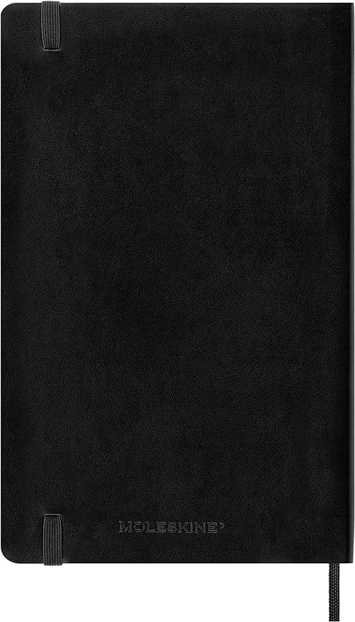 Moleskine Classic 18 Month 2023-2024 Weekly Planner, Soft Cover, Large (5" x 8.25"), Black