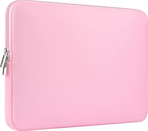 15.6 Inch Laptop Sleeve Computer Case Bag Cover Compatible for All 15-15.6 inch Laptop Apple 15.4" MacBook Pro or with Retina 2015 and Before Microsoft Surface Book 2 Hp Dell etc(Pink)