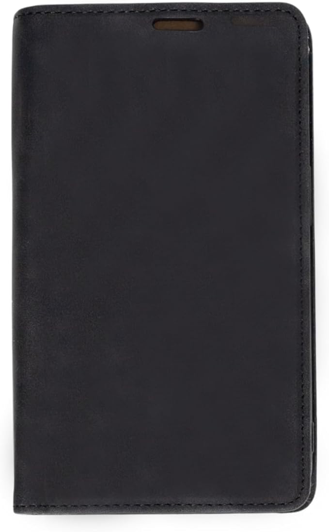 MOJO Notepad Phone Case for iPhone 14 - Folding Wallet Phone Case with Mini Pen and Note Pad (Black)