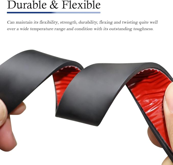 Neoprene Rubber Strips Self Adhesive Solid Rubber Sheets, Rolls & Strips for DIY Gaskets Crafts Pads Seals Warehouse Flooring Rubber Strip with Adhesive Backing (1” Wide x 1/16" Thick x 10' Long)