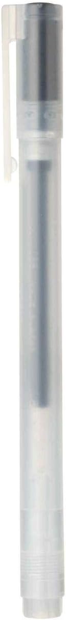 MUJI - 0.38mm Black Smooth Gel Ink Ballpoint Cap Pen (10 pieces)