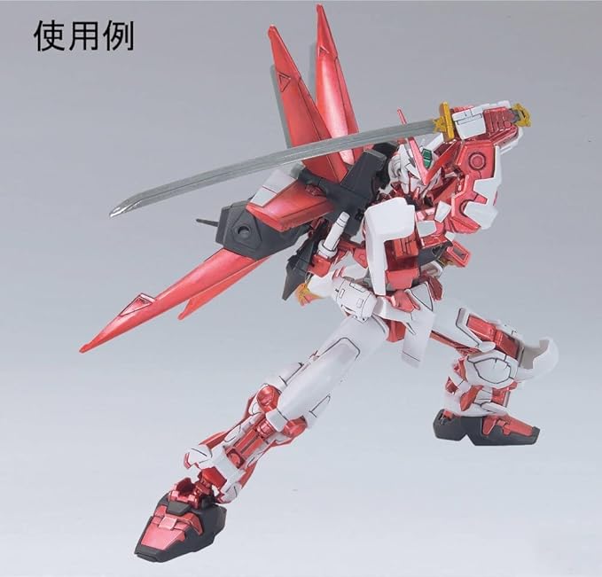 MR.HOBBYミスターホビー GMS121 Gundam Metallic Marker Set, Paint Type, Felt Tip Pens, for Painting Gunpla, 5 Colours & GM20 Brush Type Black, Set of 6, Chisel