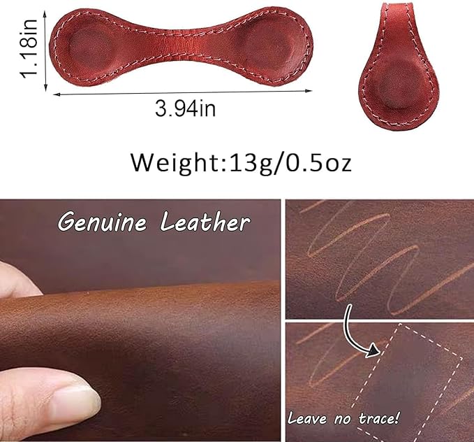 Personalized Magnetic Leather Bookmark, 26 Letters Custom Leather Bookmarks, Handmade, Leather Magnetic Bookmark for Book Lovers Readers Women Kid(Black，V）