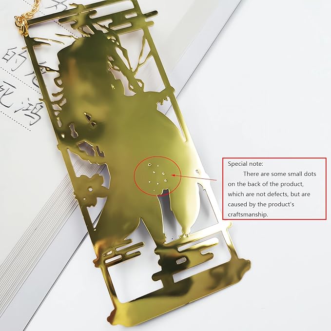 Nahida Bookmark with Chain Original Genshin Impact Metal Bookmark - Collect All Your Favorite Characters!