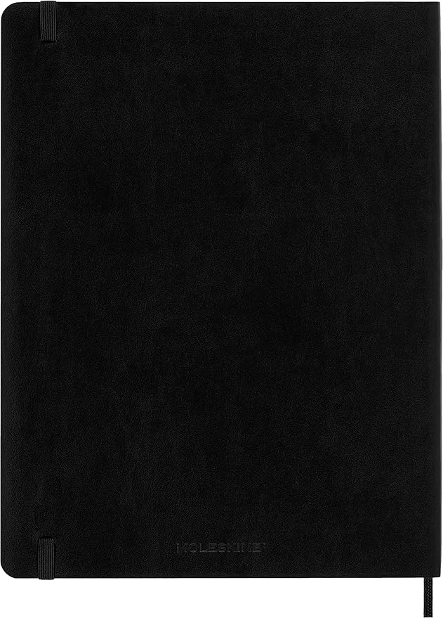Moleskine Classic 18 Month 2023-2024 Weekly Planner, Soft Cover, Xl (7.5" X 9.75"), Black