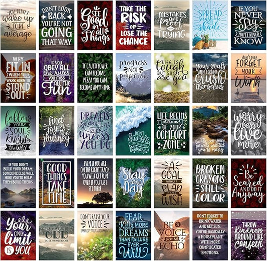 Motivational Cards: 100 Inspirational, Kindness, Motivational and Quote Cards. Business Card Size - 2.5x3.5 inches (Photography - Pack of 100)