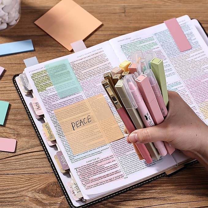 Mr. Pen- Bible Journaling Kit, Bible Study Supplies, No Bleed Bible Highlighters and Pens No Bleed, Bible Pens, Bible Journaling Kit for Gift, Bible Study Tools, Easter Gift